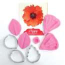 Poppy Cutter and Veiner Set #2